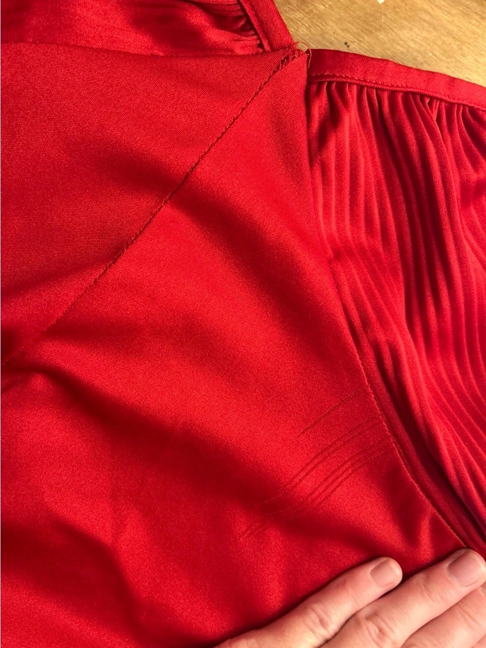 Vintage Mindy Malone Red Dress - Picture 8 of 8